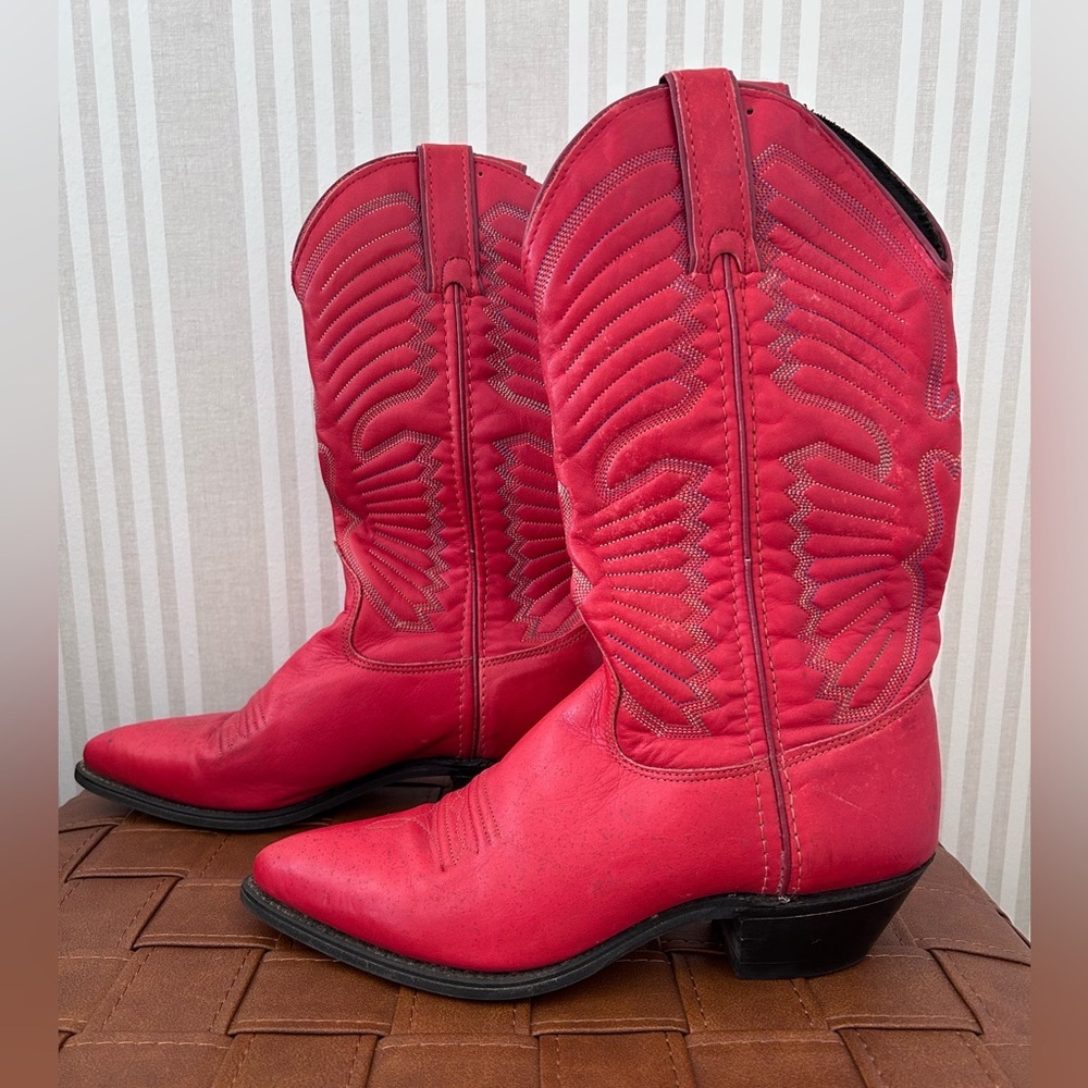 Capezio Red Western Heeled Boots